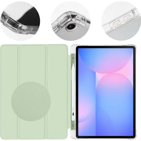 OBAL:ME MistyTab pouzdro Samsung Galaxy Tab S10 Lite/S9/S9 FE/S10 FE světle zelené - Pouzdra - Obrázek 0961591f348e4e4e84db1fc42e6c9878