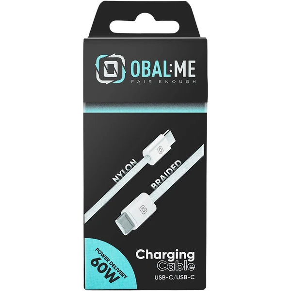 OBAL:ME Super Fast USB-C/USB-C napájecí kabel 60W 1m bílý - Kabely a redukce - Obrázek 0973b9edef2b4da1978f5aa7e2b5310a