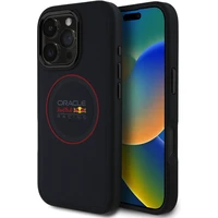 Oracle Red Bull Racing PU Leather Red Ring MagSafe kryt iPhone 16 Pro Max modrý - Pouzdra