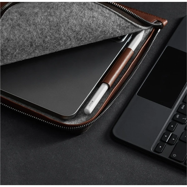 Woolnut Leather Folio kožené pouzdro iPad Pro 11"/iPad Air 11" hnědé - Pouzdra - Obrázek 09LR100501