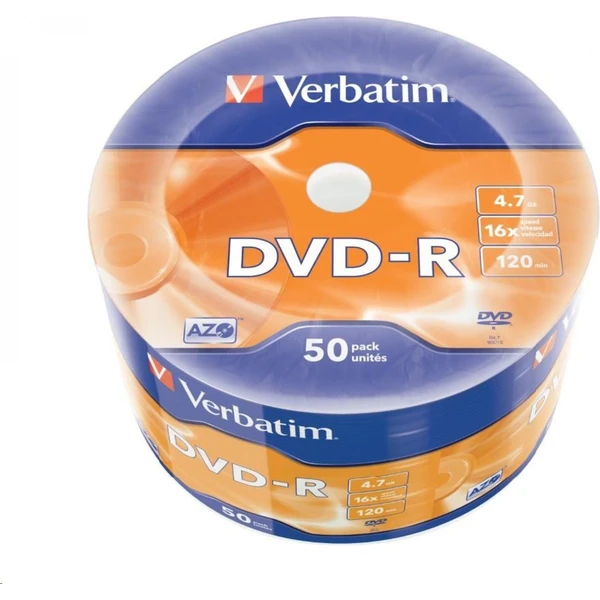 VERBATIM DVD-R (50 ks) 16x WRAP 4.7GB MATT - Optické disky - Obrázek 09P2000P01