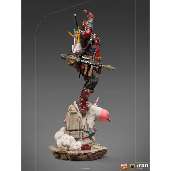 Soška Iron Studios - Deadpool Deluxe BDS Art Scale 1/10 - Marvel Comics - Sochy a sošky - Obrázek 09PJ100201