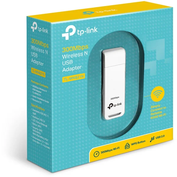 TP-Link TL-WN821N WiFi USB adaptér - Síťové adaptéry - Obrázek 09QFF00101