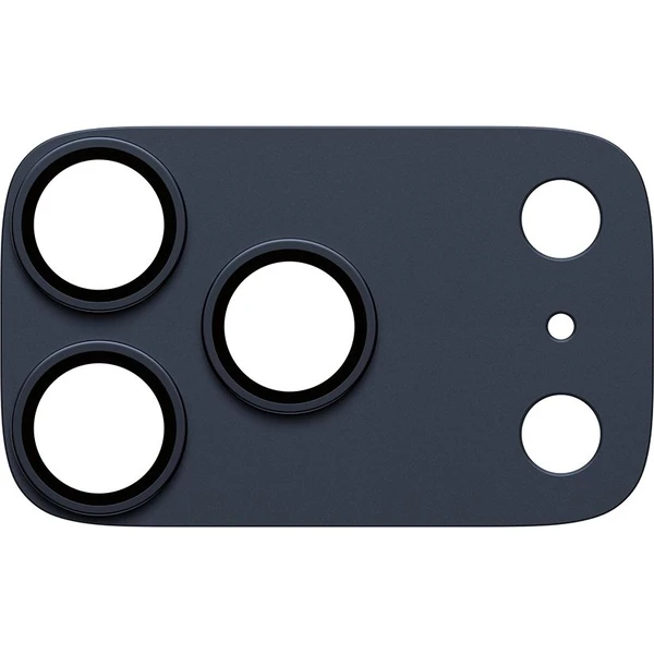 PanzerGlass® FENDER hliníková ochrana fotoaparátu Apple iPhone 17 Pro tmavě modrá - Ochranné folie a skla - Obrázek 09XL000K01