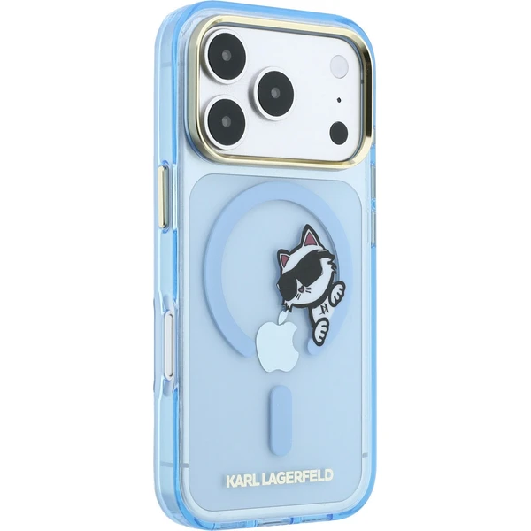 Karl Lagerfeld IML Choupette Peekaboo Magsafe kryt iPhone 18 Pro modrý - Pouzdra - Obrázek 09ad03dfe1f348d1a75ce7401bf025a4