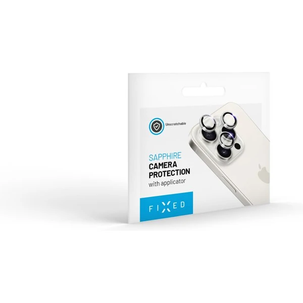 FIXED Sapphire Camera Glass ochranná skla Apple iPhone 15 Pro/15 Pro Max stříbrná - Ochranné folie a skla - Obrázek 09ea08eace624aa0b0008f04dbaad1b7