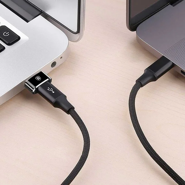 Baseus USB-A/USB-C redukce černá - Kabely a redukce - Obrázek 0A0T200301