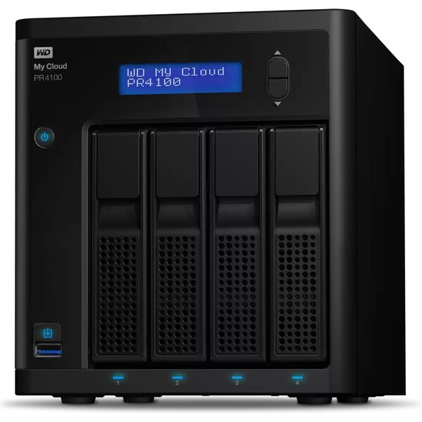 WD My CLOUD PR 4100, 24 TB (4x6TB) 3,5", RJ45, NAS