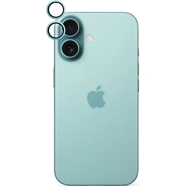 iWant ochrana čoček na kameru Apple iPhone 16/16 Plus modrozelená - Ochranné folie a skla - Obrázek 0AC9000K01