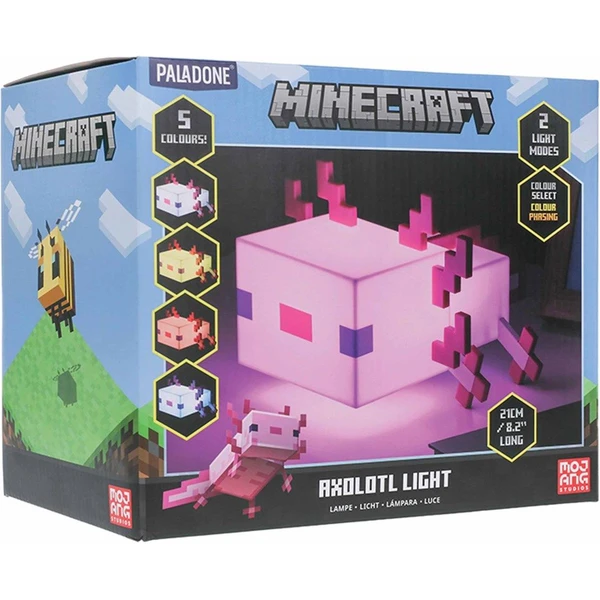 Světlo Minecraft - Axolotl - Lampičky - Obrázek 0AUR100501