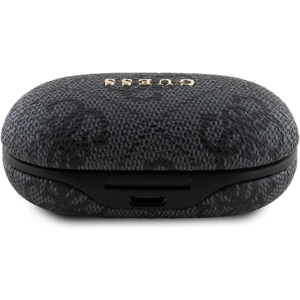Guess True Wireless 4G PU Metal Logo BT5.3 Stereo Earphones černé - Sluchátka - Obrázek 0B52000N01