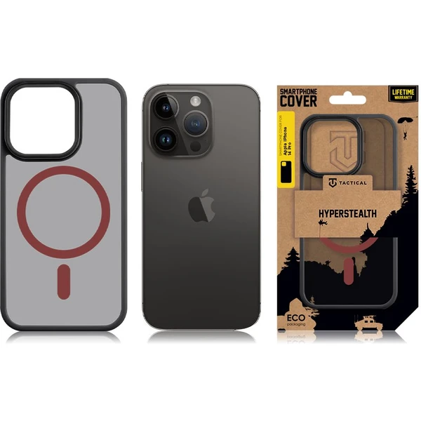 Tactical MagForce Hyperstealth 2.0 kryt iPhone 14 Pro Black/Red - Pouzdra - Obrázek 0B55000P01