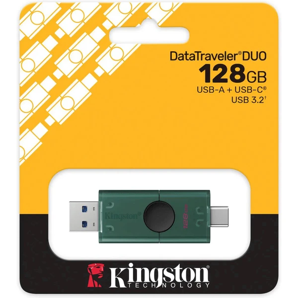 Kingston 128GB USB 3.2 Gen 1 DataTraveler Duo G2 - Flashdisky - Obrázek 0B9J000K01