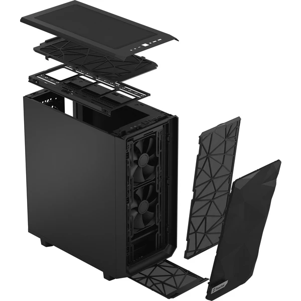 Fractal Design Meshify 2 Compact Černá Solid - Počítačové skříně - Obrázek 0BBW600301