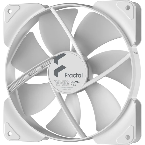 Fractal Design Aspect 14 RGB PWM White bílý - Ventilátory pro PC - Obrázek 0BH8G00101