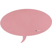 Rocada Skin Shape Talk 6441-3015 magnetická tabule světlá růžová RAL 3015 - Magnetické tabule