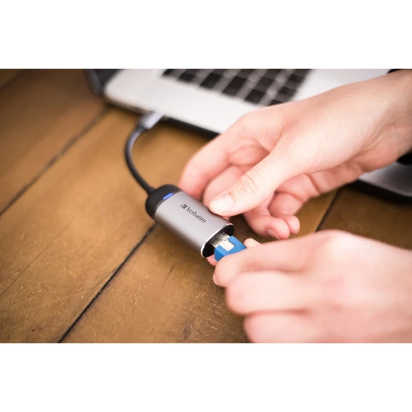 Verbatim USB-C/Gigabit Ethernet adaptér - Síťové adaptéry - Obrázek 0BOR000301
