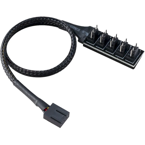 Akasa FLEXA FP5H 5 x PWM z MB PWM - Kabely a redukce - Obrázek 0CBJ000K01