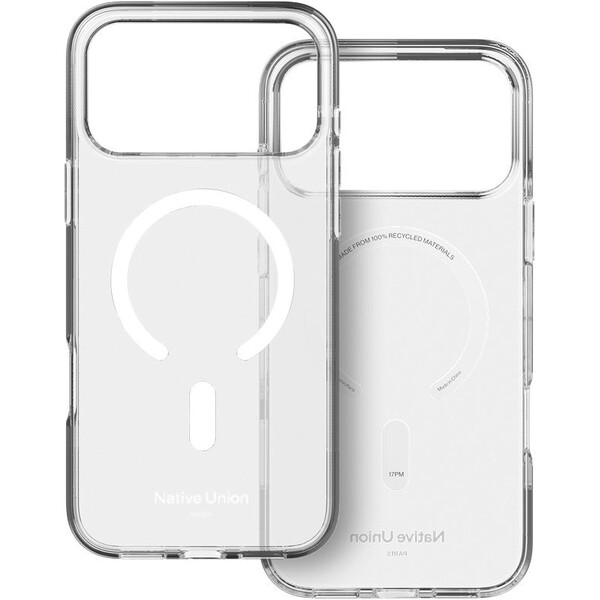 Native Union (RE)Clear MagSafe kryt z recyklovaného materiálu iPhone 17 Pro Max transparent