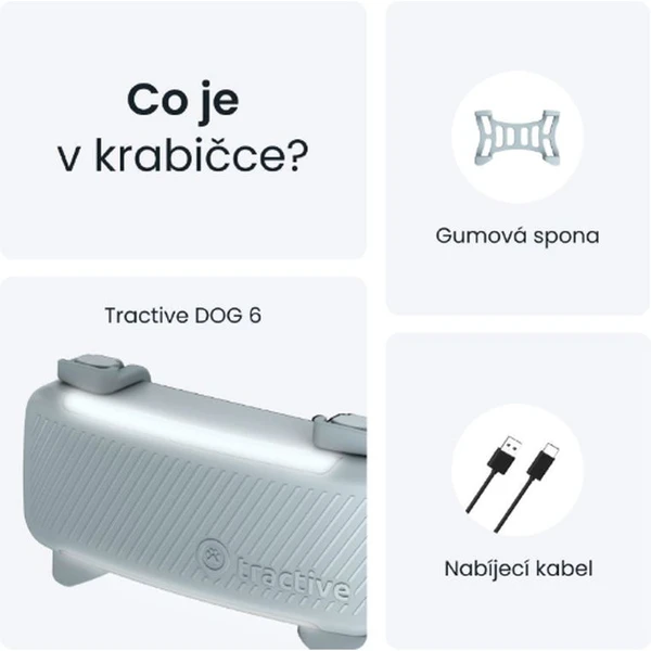 Tractive GPS DOG 6 lokátor polohy a aktivity pro psy mátový - GPS moduly - Obrázek 0CTD000L01