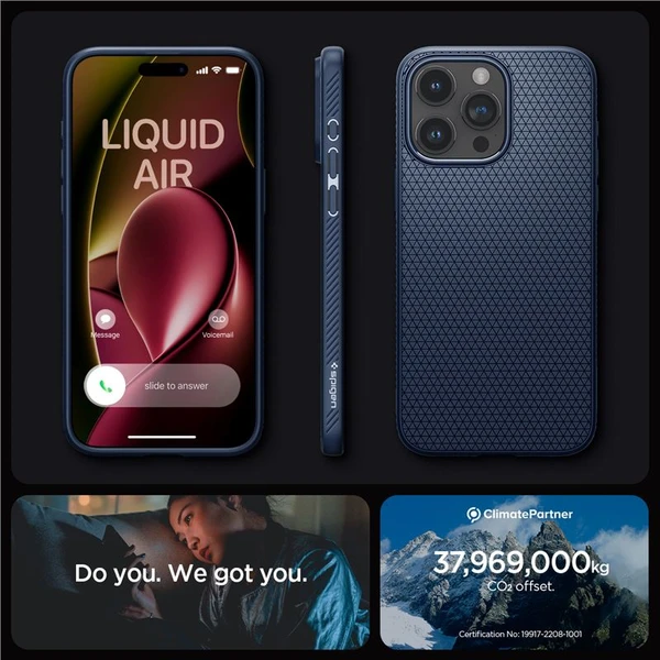 Spigen Liquid Air kryt iPhone 15 Pro Max modrý - Pouzdra - Obrázek 0CV8000601