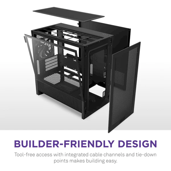 NZXT H3 Flow černá - Počítačové skříně - Obrázek 0D7K000K01