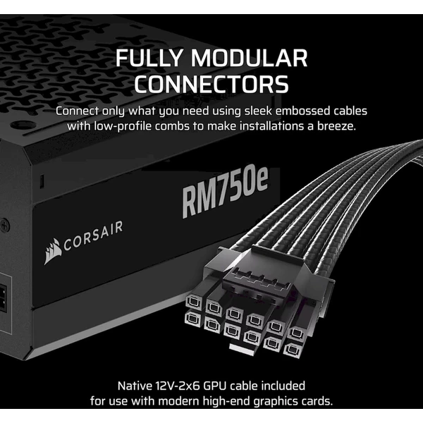 Corsair RM750e černý - Zdroje - Obrázek 0DRK000K01