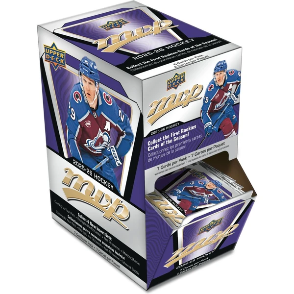 Hokejové karty 2025-26 Upper Deck MVP Hockey Gravity Balíček - Hokejové karty - Obrázek 0DUG000K01
