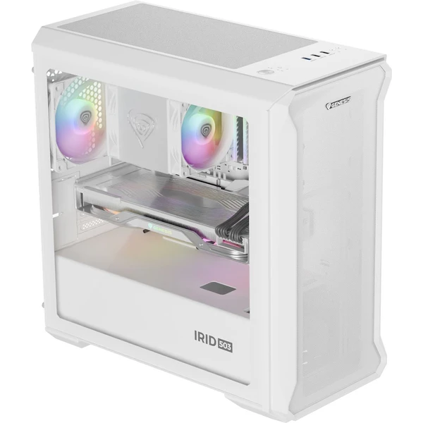 Genesis IRID 503 ARGB LITE bílá - Počítačové skříně - Obrázek 0DZE000K01