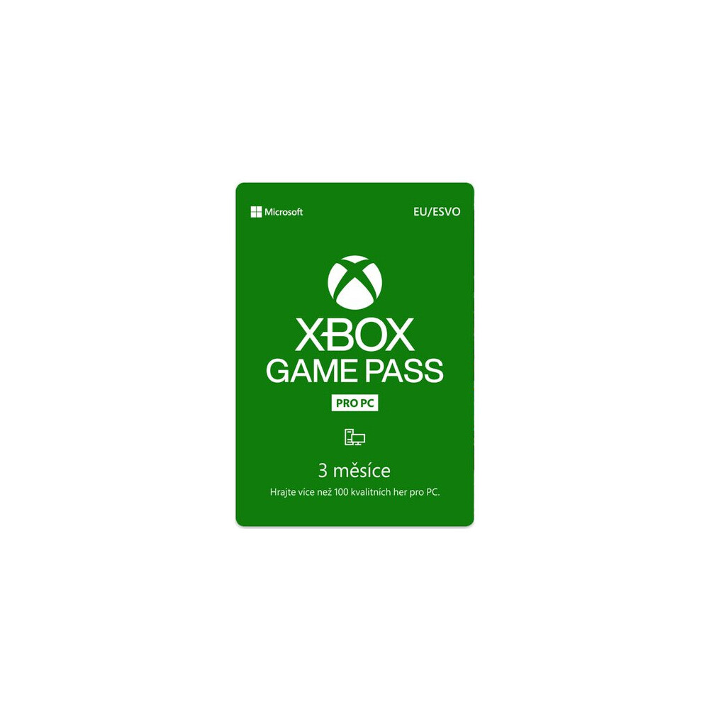 Microsoft Game Pass pro PC na 3 měsíce