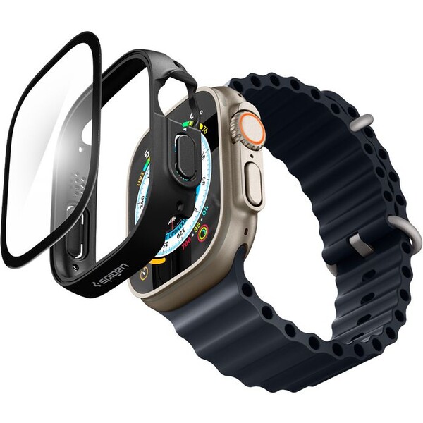 Spigen Thin Fit 360 Black Apple Watch Ultra 49mm ACS05558 Černá