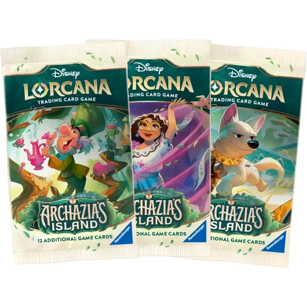 Disney Lorcana: Archazia’s Island - Booster Pack Display 24 ks - Disney Lorcana TCG - Obrázek 0EUE000L01