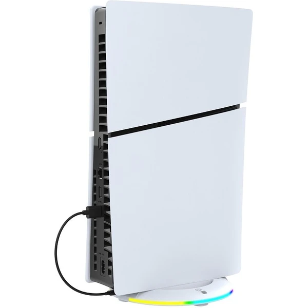iPega P5S025S Vertikální Stojan s RGB pro PS5 Slim/PS5 Pro bílý - Stojánky - Obrázek 0EX3000P01