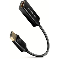 AXAGON DisplayPort/HDMI 1.4 redukce 0,18m černá - Kabely a redukce