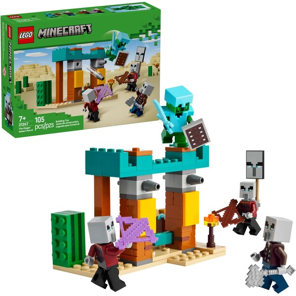 LEGO Minecraft 21267 Pouštní hlídka zákeřníků