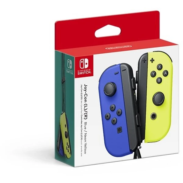 Nintendo Joy-Con Pair modrý/neonově žlutý - Herní ovladače - Obrázek 0FVU000501
