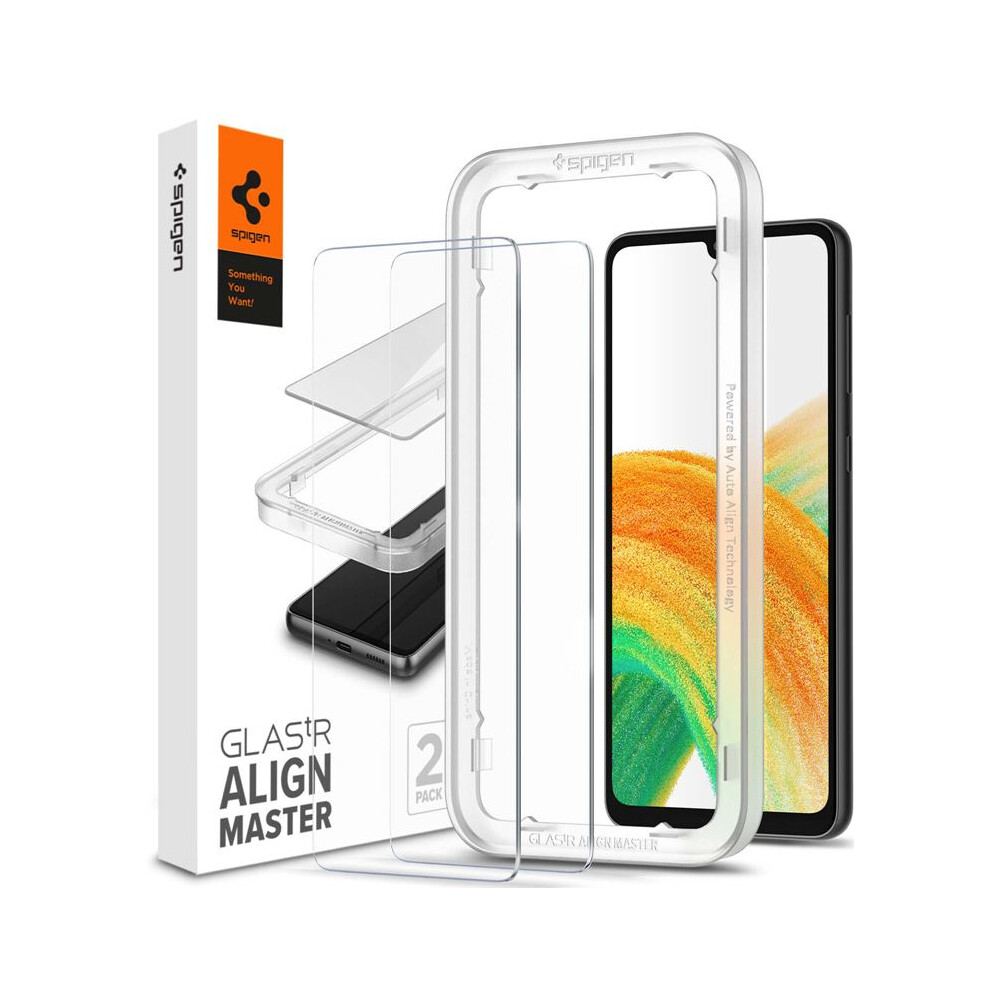 Spigen AlignMaster Glas.tR 2 Pack tvrzenné sklo Samsung Galaxy A33 5G