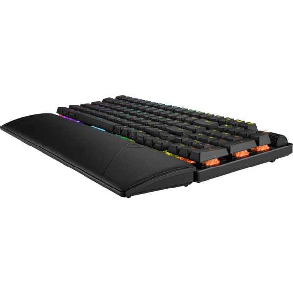 ASUS ROG Strix Scope II 96 bezdrátová herní klávesnice (US) (RX SNOW) černá - Klávesnice - Obrázek 0G77000701