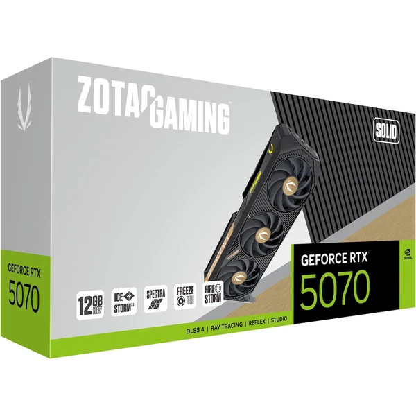 ZOTAC NVIDIA GeForce RTX 5070 SOLID - Grafické karty - Obrázek 0HLI000K01