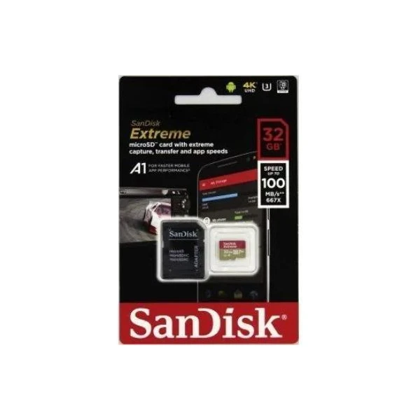 SanDisk Extreme microSDHC 32GB + SD adaptér - Paměťové karty - Obrázek 0I4T000501