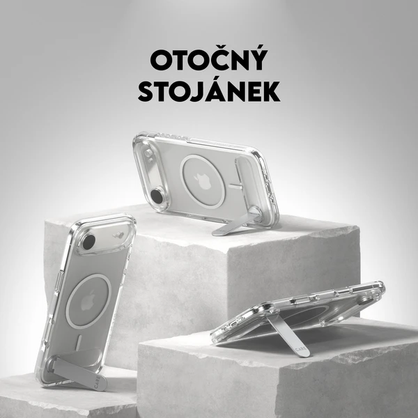 PanzerGlass® CARE Kickstand kryt s MagSafe Apple iPhone Air stříbrný/bílý - Pouzdra - Obrázek 0JDH000K01