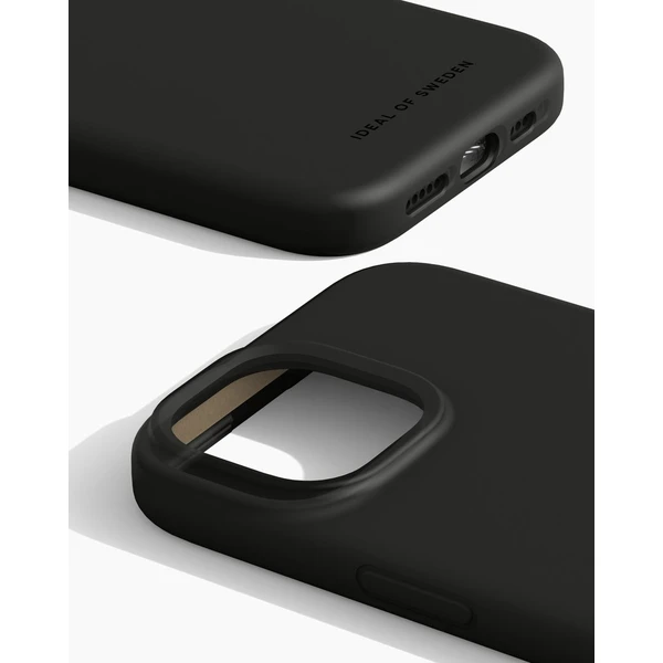 iDeal Of Sweden silikonový zadní kryt iPhone 15 černý - Pouzdra - Obrázek 0K90000O01