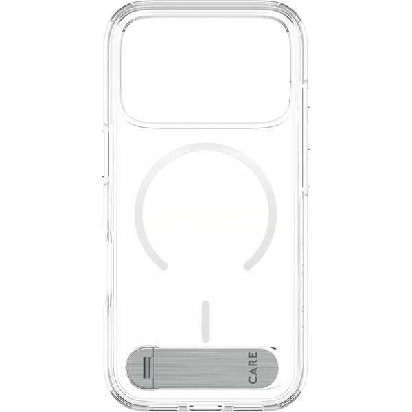 PanzerGlass® CARE Kickstand kryt s MagSafe Apple iPhone 17 Pro stříbrný/bílý - Pouzdra - Obrázek 0KDH000K01
