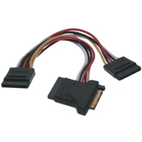 PremiumCord napájecí Y kabel k HDD SATA 3xF/1xM 0,16m - Kabely a redukce