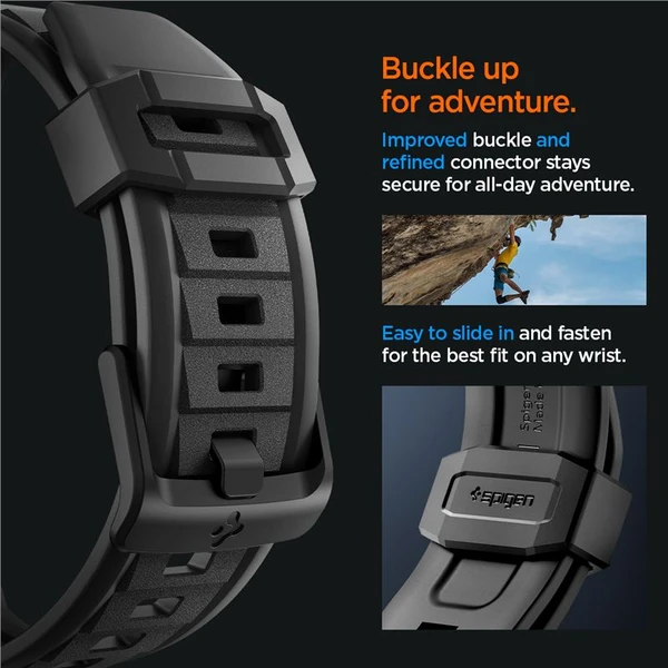Spigen Rugged Ultra Band řemínek Apple Watch 49/46/45/44/42mm matně černý - Řemínky - Obrázek 0LA1000P01