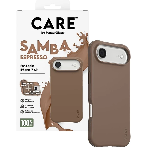 PanzerGlass® CARE Samba kryt s MagSafe Apple iPhone Air Espresso - Pouzdra - Obrázek 0LDH000K01