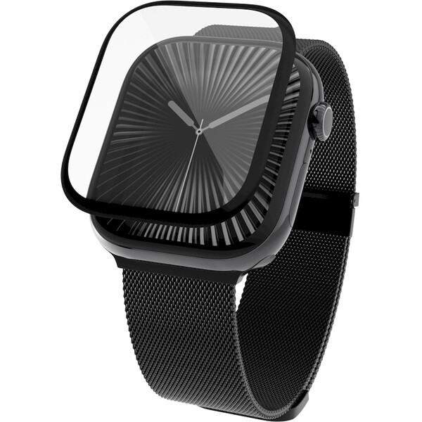 Epico SlimCeramic 3D ochranné sklo pro Apple Watch Series 10/11 46mm s posuvným aplikátorem Čirá