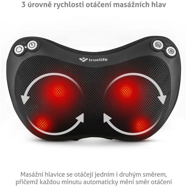 TrueLife RelaxBack B3 Charge masážní polštář - Masážní přístroje - Obrázek 0M42000N01