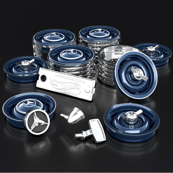 Mattel Brick Shop sestavitelný model Hot Wheels - Mercedes-Benz 300SL (Premium series) - Stavebnice - Obrázek 0MWG000K01