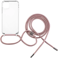 FIXED Pure Neck kryt s růžovou šňůrkou na krk pro Apple iPhone 11 - Pouzdra